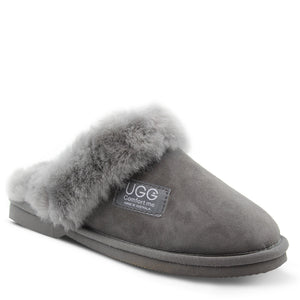 Comfort Me Ugg Wombat Women's Scuff Sheepskin Slippers Grey