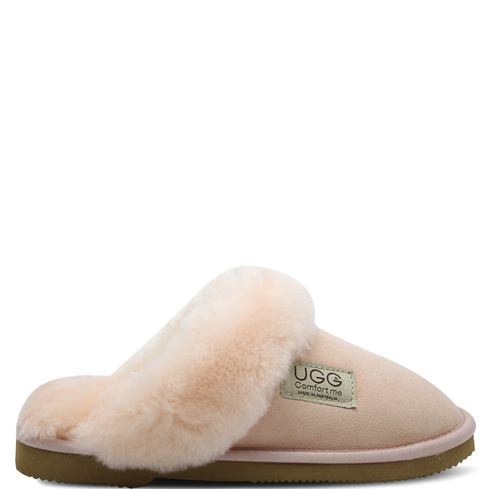 Comfort Me Ugg Wombat Women's Scuff Sheepskin Slippers Pink