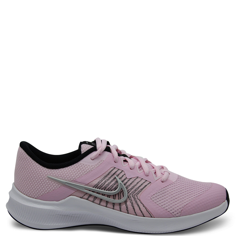 Nike Downshifter 11 GS Running Shoes Pink/Silver