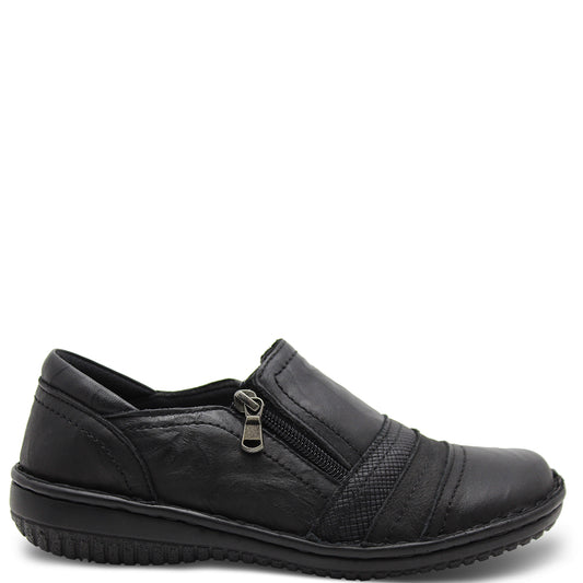 Cabello 5849-27 Womens Flat Casual Black