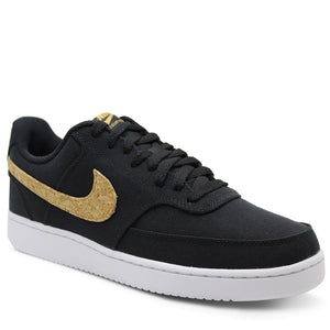 Nike Court Vision Canvas Men's Sneakers Black/twine