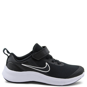 Nike Star Runner 3 PS Kids running shoes black white