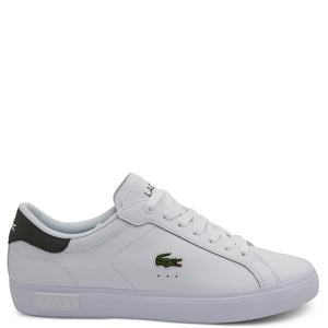 Lacoste Men's Leather Sneaker White Khaki
