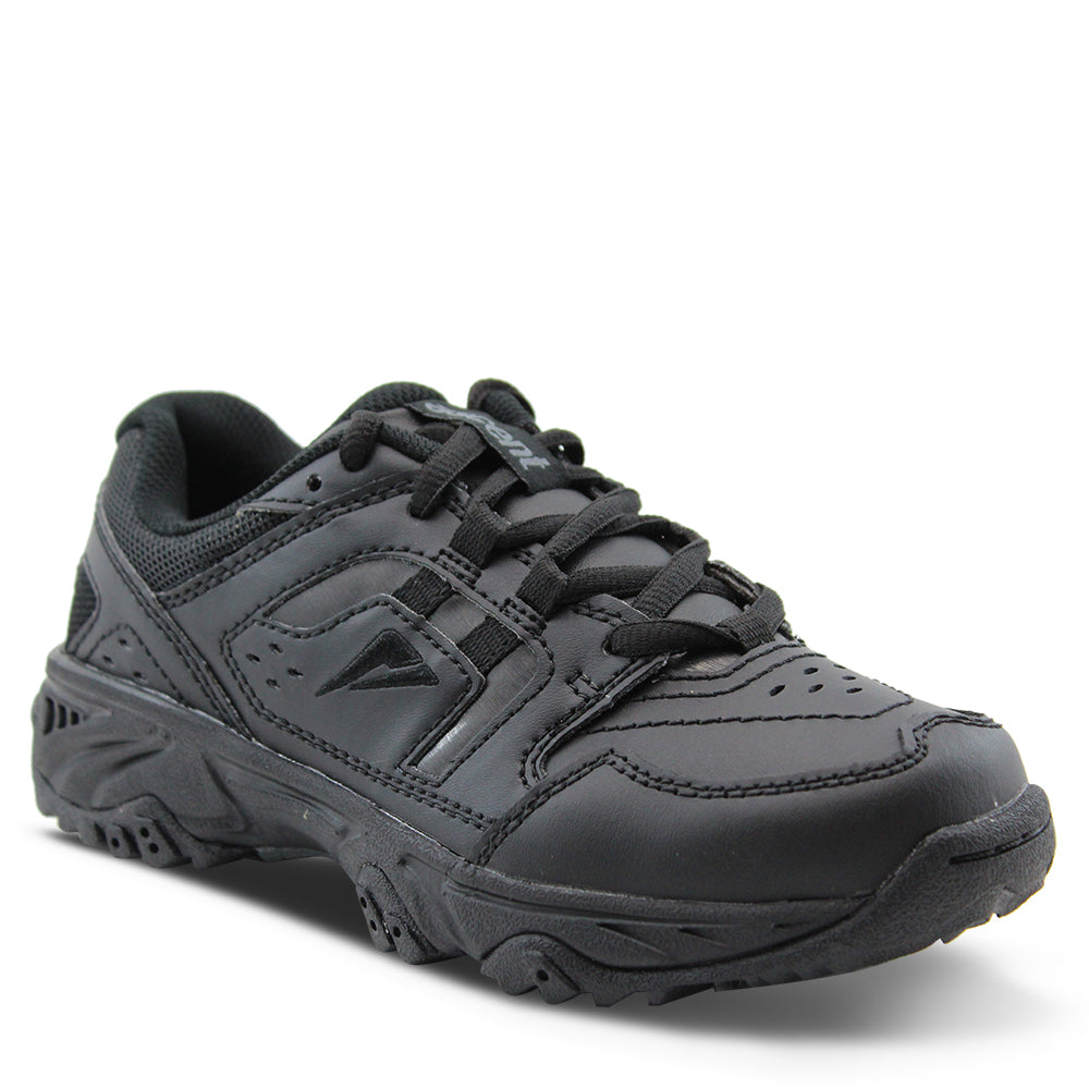 Ascent Cluster Kids School Shoes Black