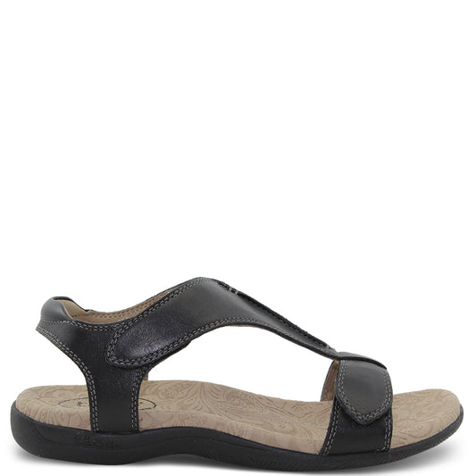 Taos Footwear The Show Women's Flat Sandal Black