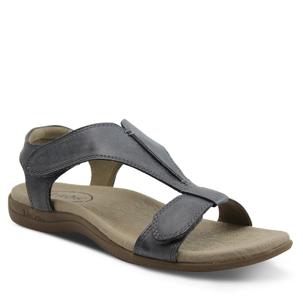 Taos Footwear The Show Women's Flat Sandal Steel