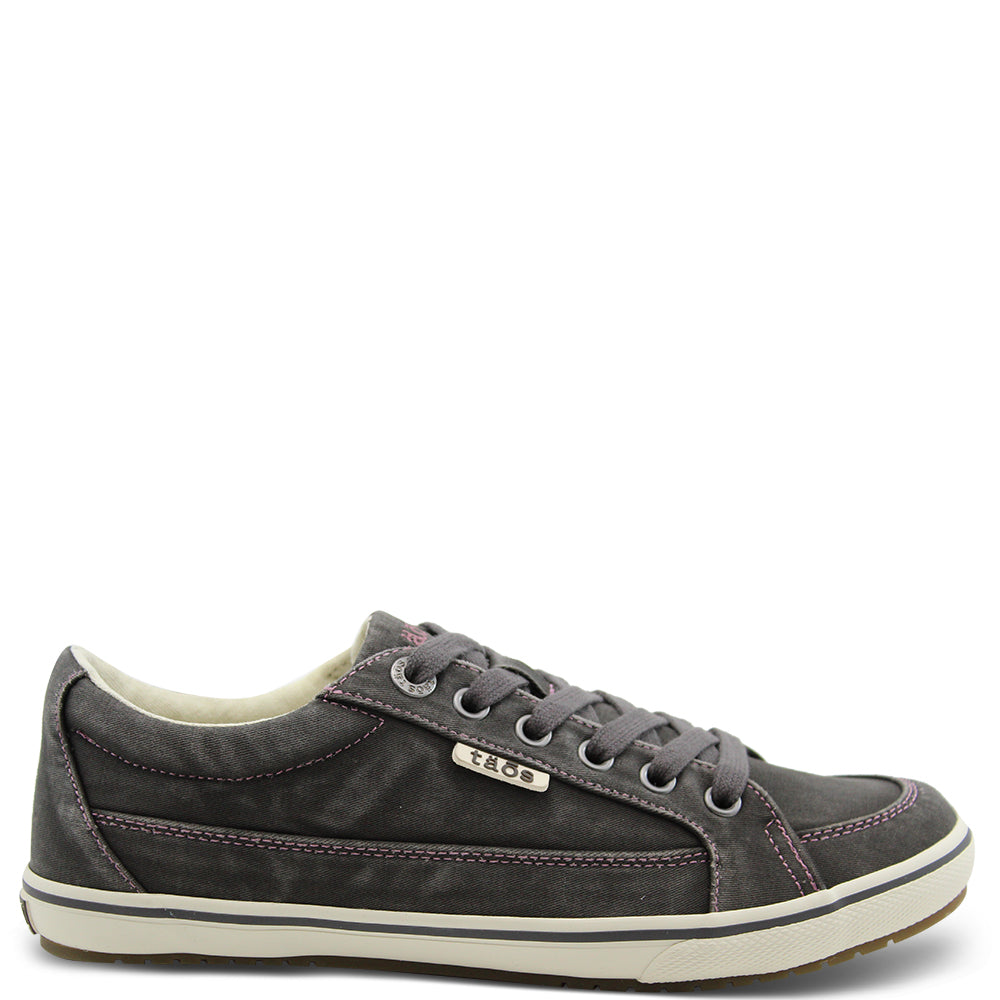 Taos Footwear Moc Star Women's Canvas Sneakers Graphite