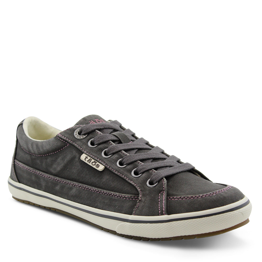 Taos Footwear Moc Star Women's Canvas Sneakers Graphite