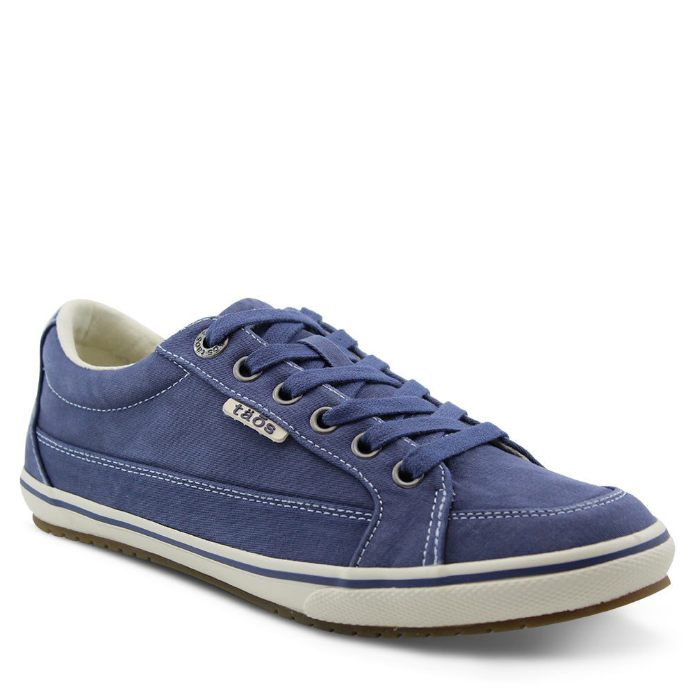 Taos Footwear Moc Star Women's Canvas Sneakers Indigo