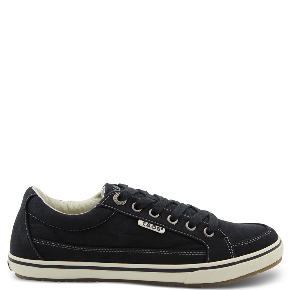 Taos Footwear Moc Star Women's Canvas Sneakers Black
