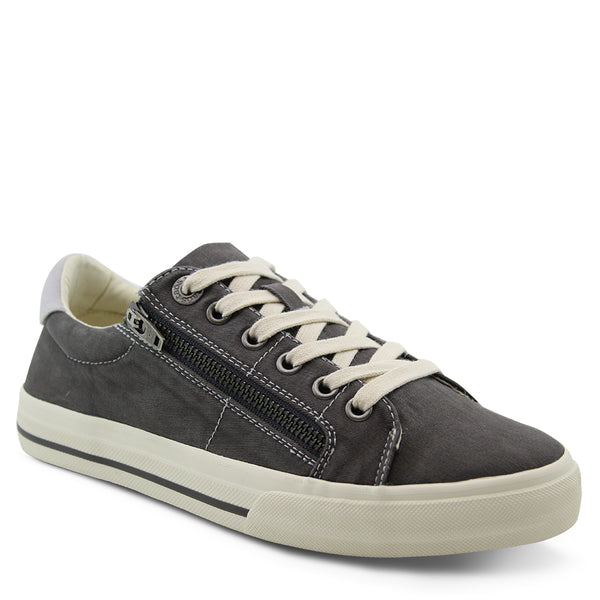 Taos Footwear Z Soul Women's Canvas Sneakers Graphite