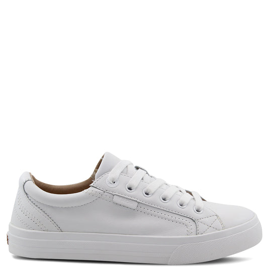 Taos Plim Soul Luxe Leather Women's Sneakers White