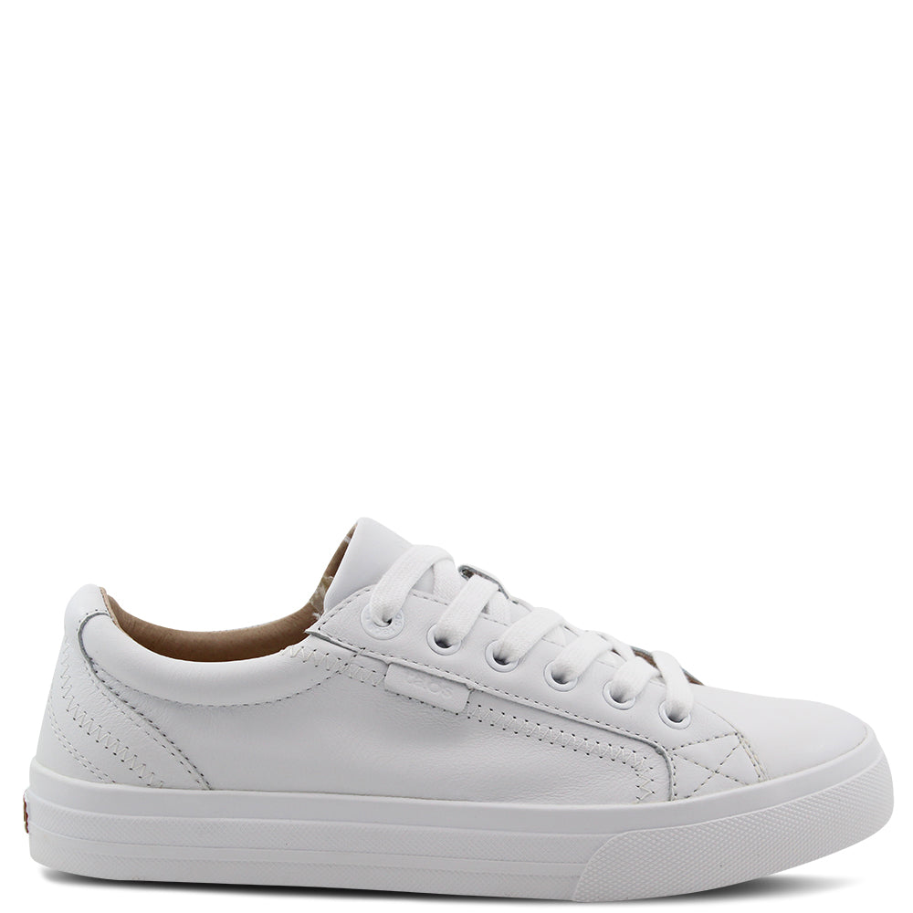 Taos Plim Soul Luxe Leather Women's Sneakers White