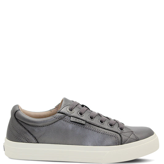 Taos Plim Soul Luxe Leather Women's Sneakers Pewter