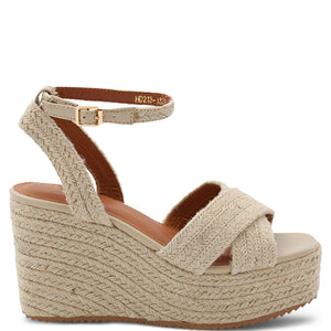 Verali Callie Women's Wedge Sandal Natural