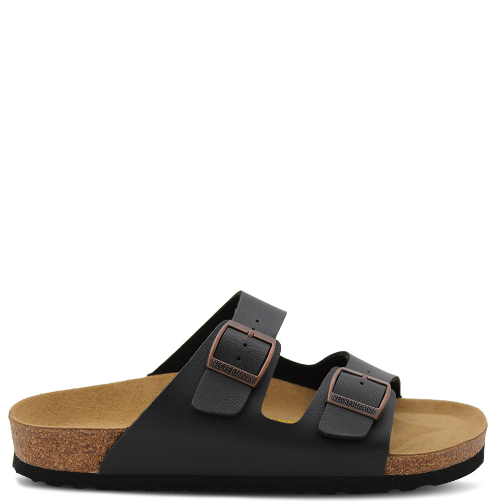 Neckerman N2618 Double Bar Unisex Slide Black