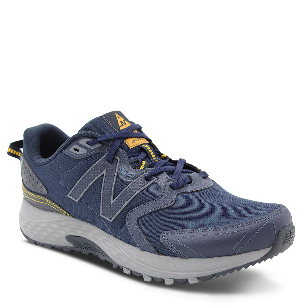 New Balance MT410 Men's Trail Running Shoes Manning Shoes Navy and Orange