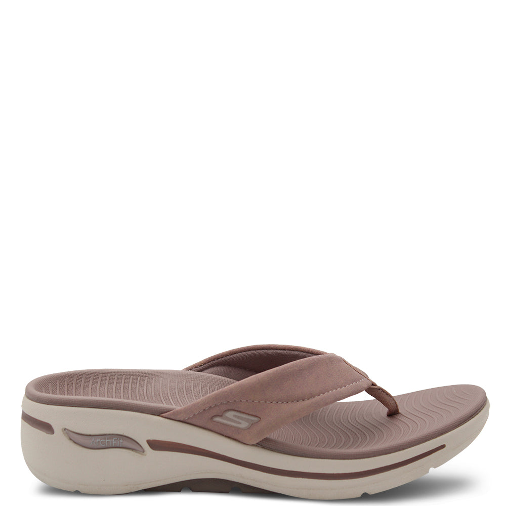 Skechers Arch Fit Women's Thong Taupe