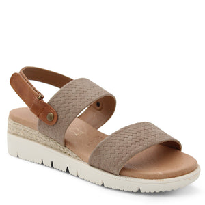Step on Air Baby Women's Taupe / Tan Wedge Sandal
