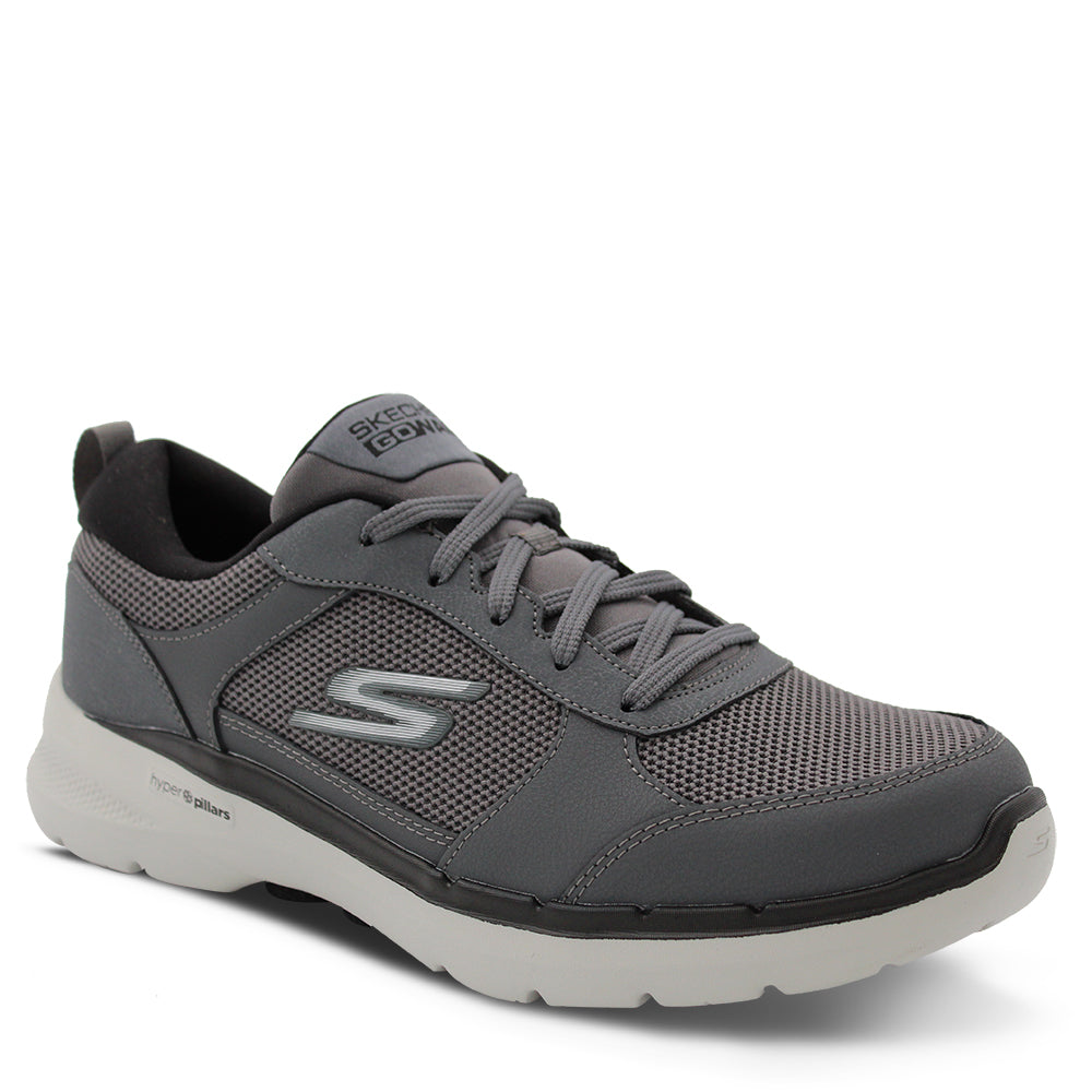 Skechers Go Walk 6 Compete Men's Charcoal / Black walking sneaker