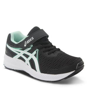 Asics Contend 7 PS Kid's Runners Black Mint