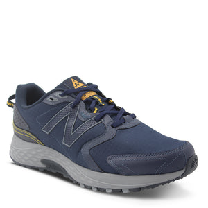 New Balance M410 Mens Trail Running Shoes Navy Gold