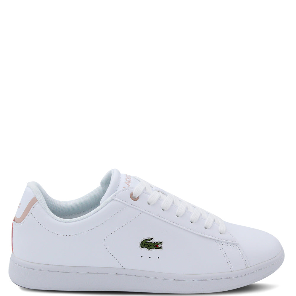 Lacoste Carnaby EVO Womens Sneakers White Light Pink