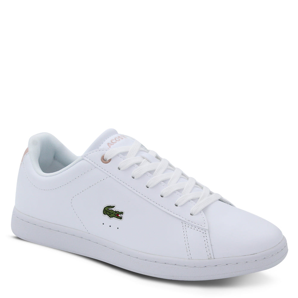 Lacoste Carnaby EVO Womens Sneakers White Light Pink