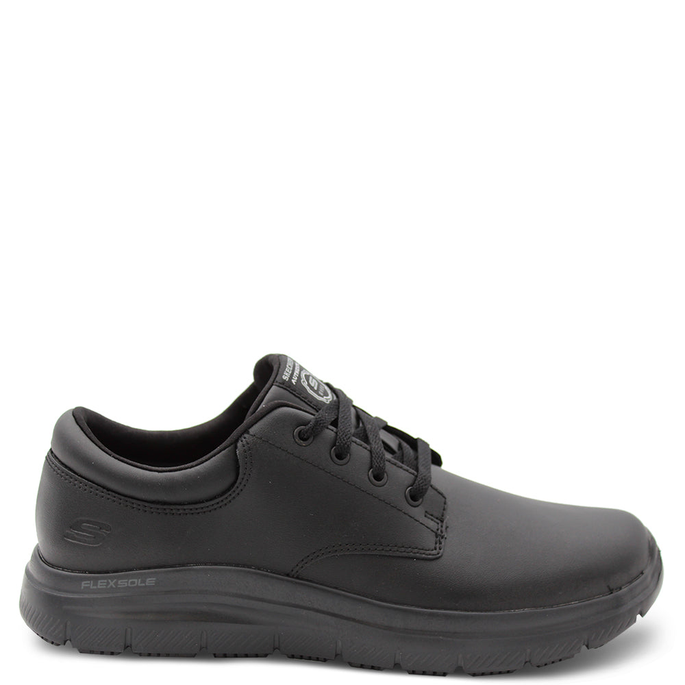 Skechers Fourche SR Men's Work Shoes Black