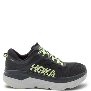 Hoka Bondi 7 Men's Running Shoes Graphite Yellow Men's Shoes Online