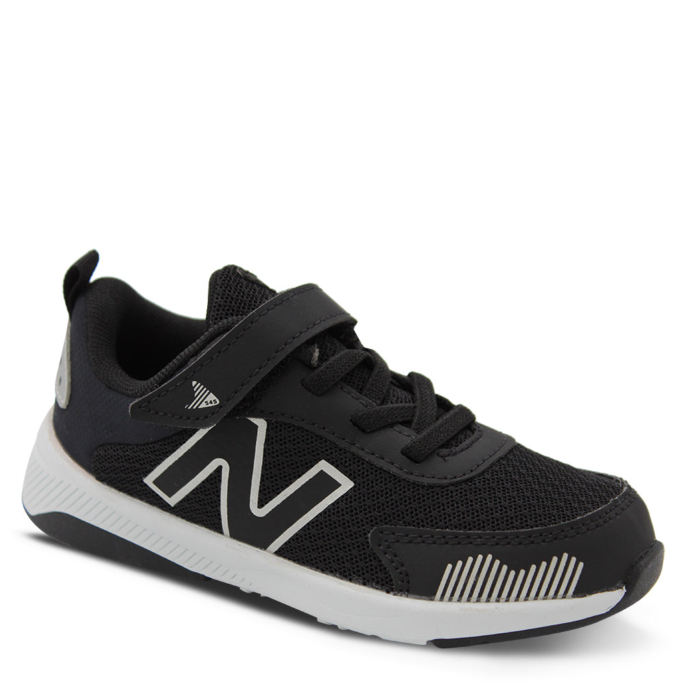 New Balance 545 Infants Running Shoes Black Silver