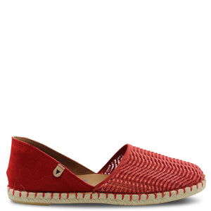 Neo Carmen womens flat shoes red