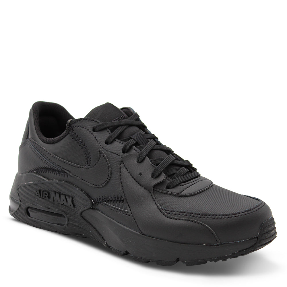 Nike Air Max Excee Leather Mens Running Shoes Black