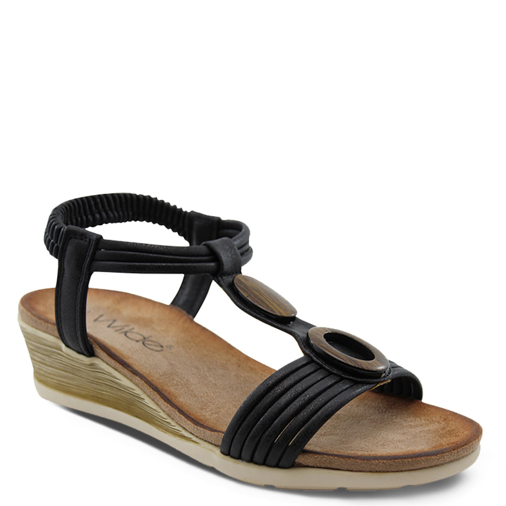 Wilde Sundial Women's wedge sandals Black
