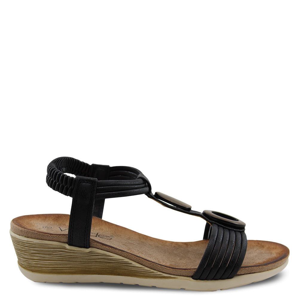 Wilde Sundial Women's wedge sandals Black
