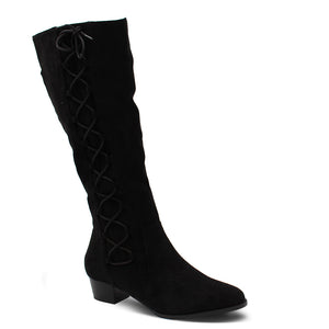 Bay Lane Palmira Long Women's Heel Boots Black