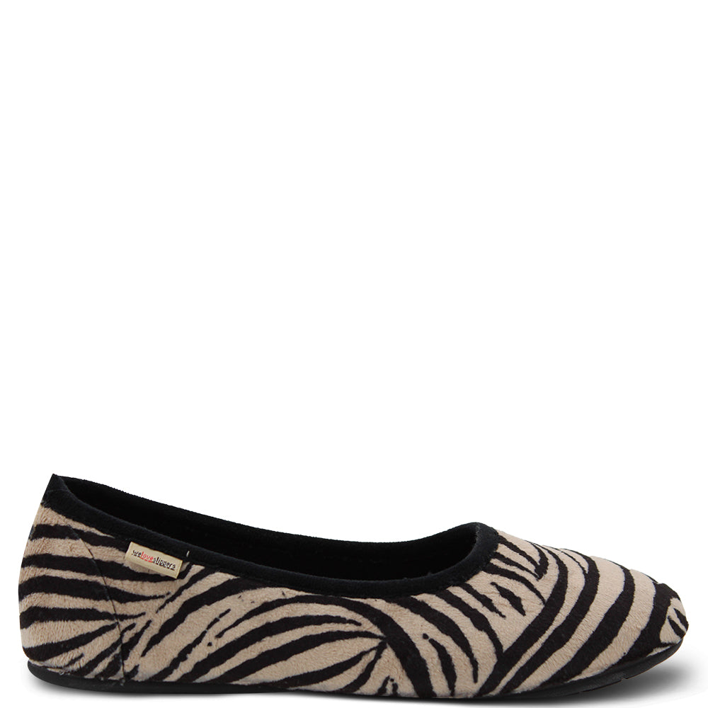 We love slippers P610 Women's Slippers Zebra print