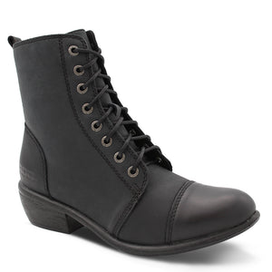 ROC Territory Women's Heel Lace Up Boots Black