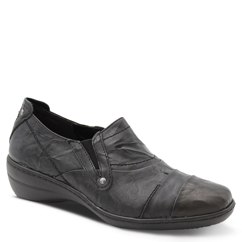 Cabello 5605-21 Women's Flat Slip On shoes Black