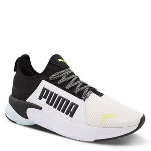 Puma Softride Premier Men's Slip On Running Shoes White Black