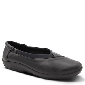 Zeta Pleat Women's Slip On Shoes Black