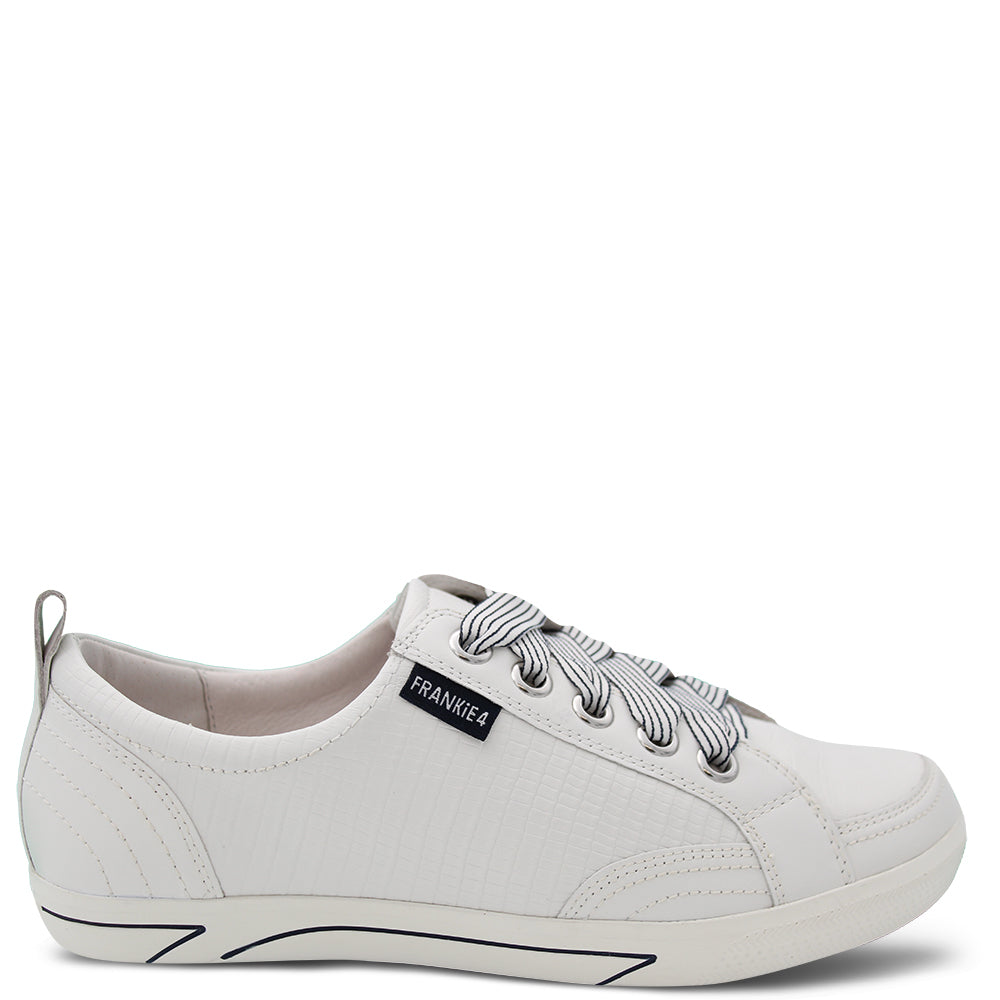 Frankie4 Ellie Women's Sneaker White Lizard
