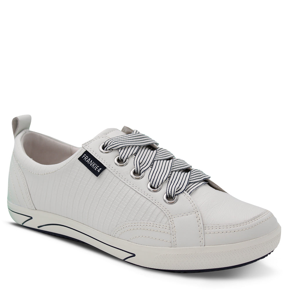 Frankie4 Ellie Women's Sneaker White Lizard