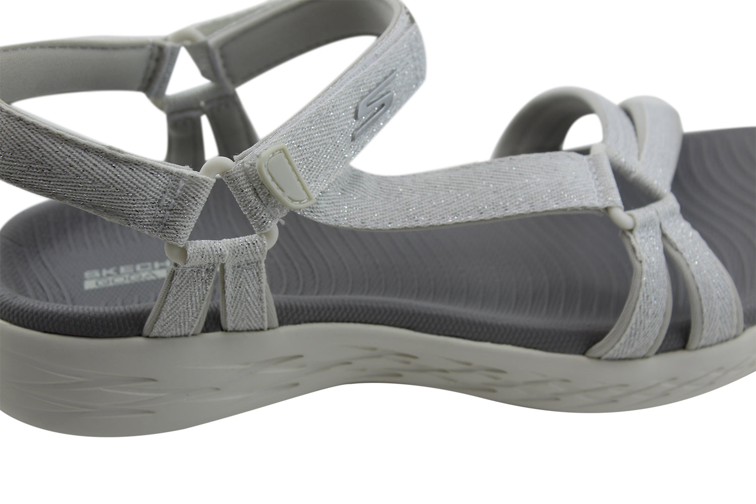 Skechers Soiree Silver Womens Sandal