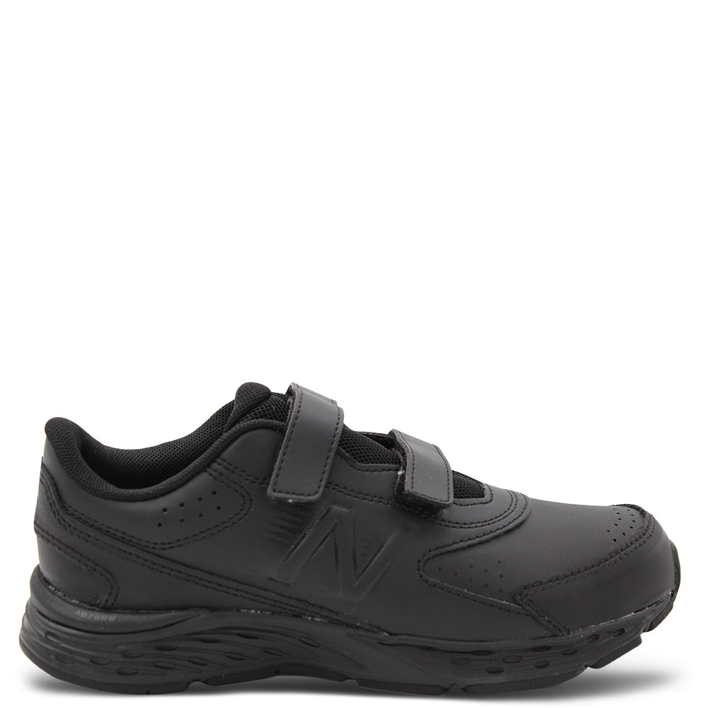 New Balance 680 V6 Kids School Shoes Black Leather