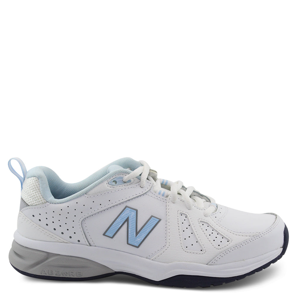 New Balance WX624 White/Navy Womens Jogger