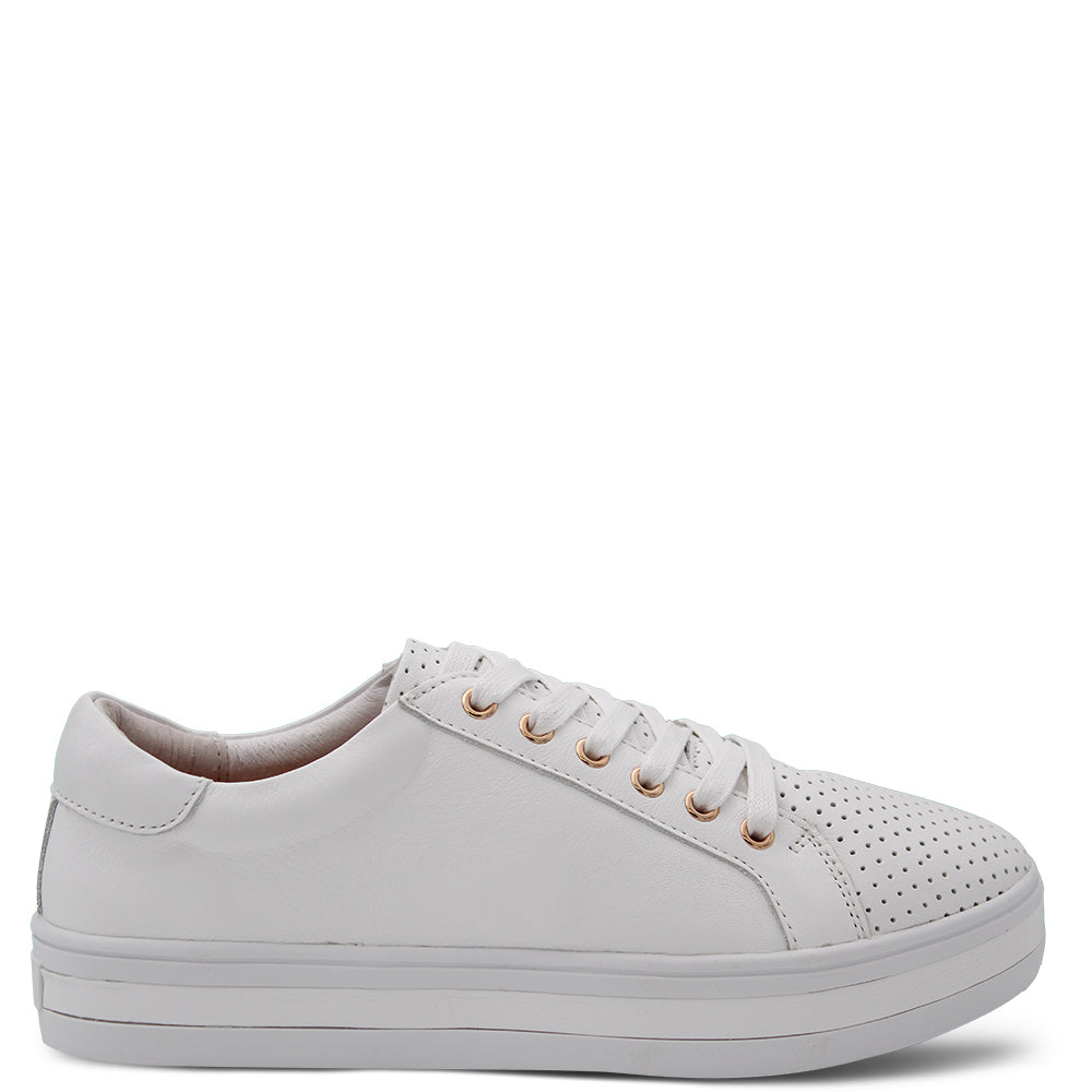 Alfie & Evie Paradise Women's Platform Sneaker White