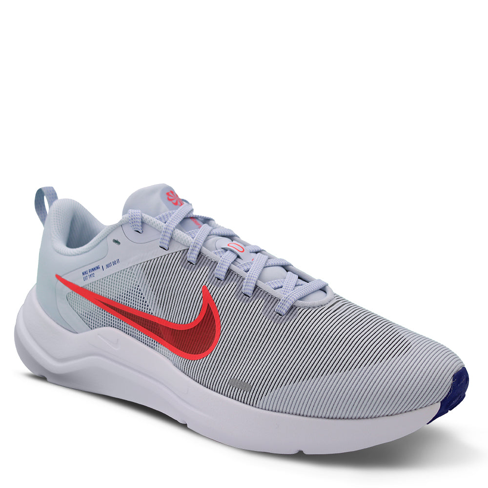 Nike Downshifter 12 Men's Running Shoes Grey Crimson