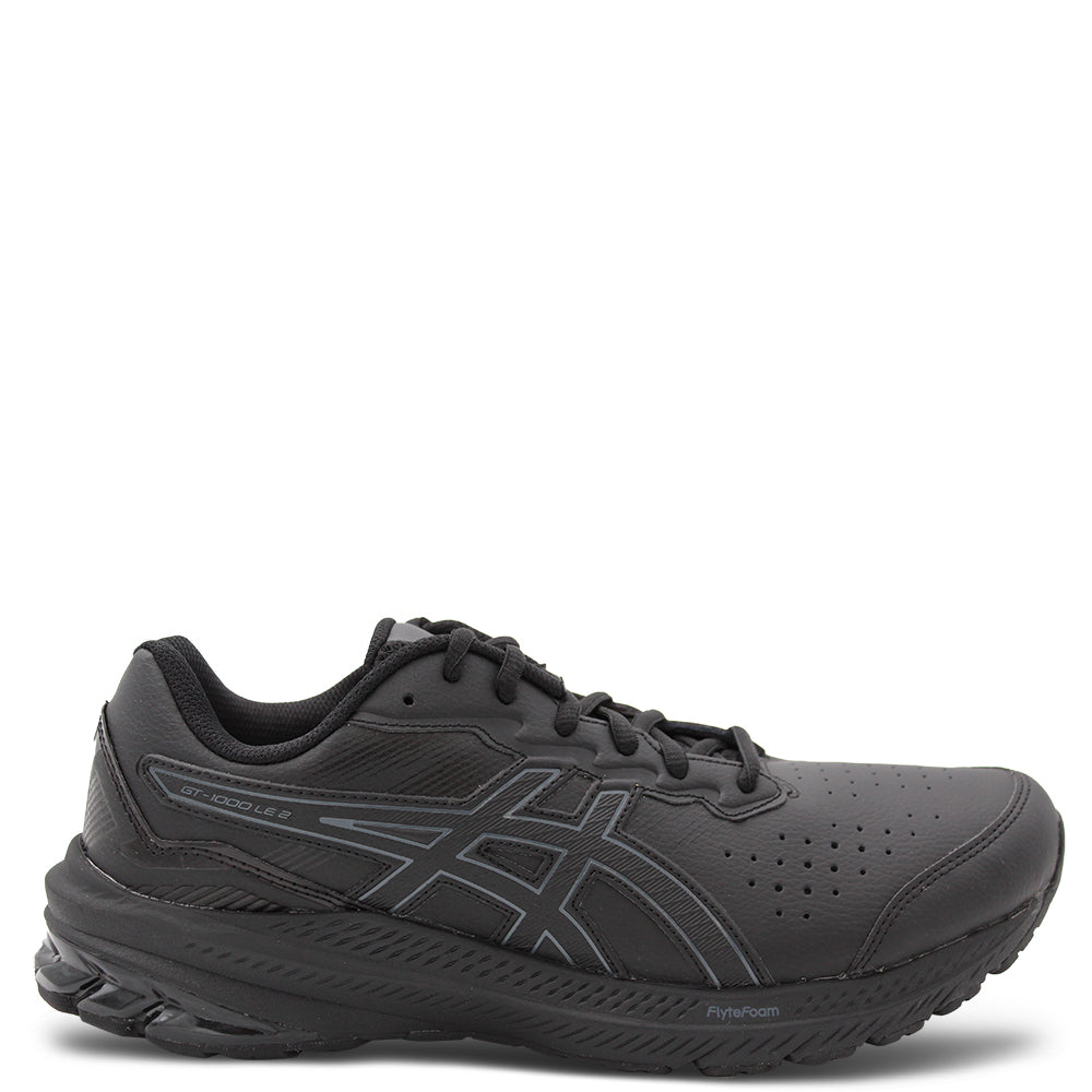 Asics GT1000 2 Leather Men's Running Shoes Black