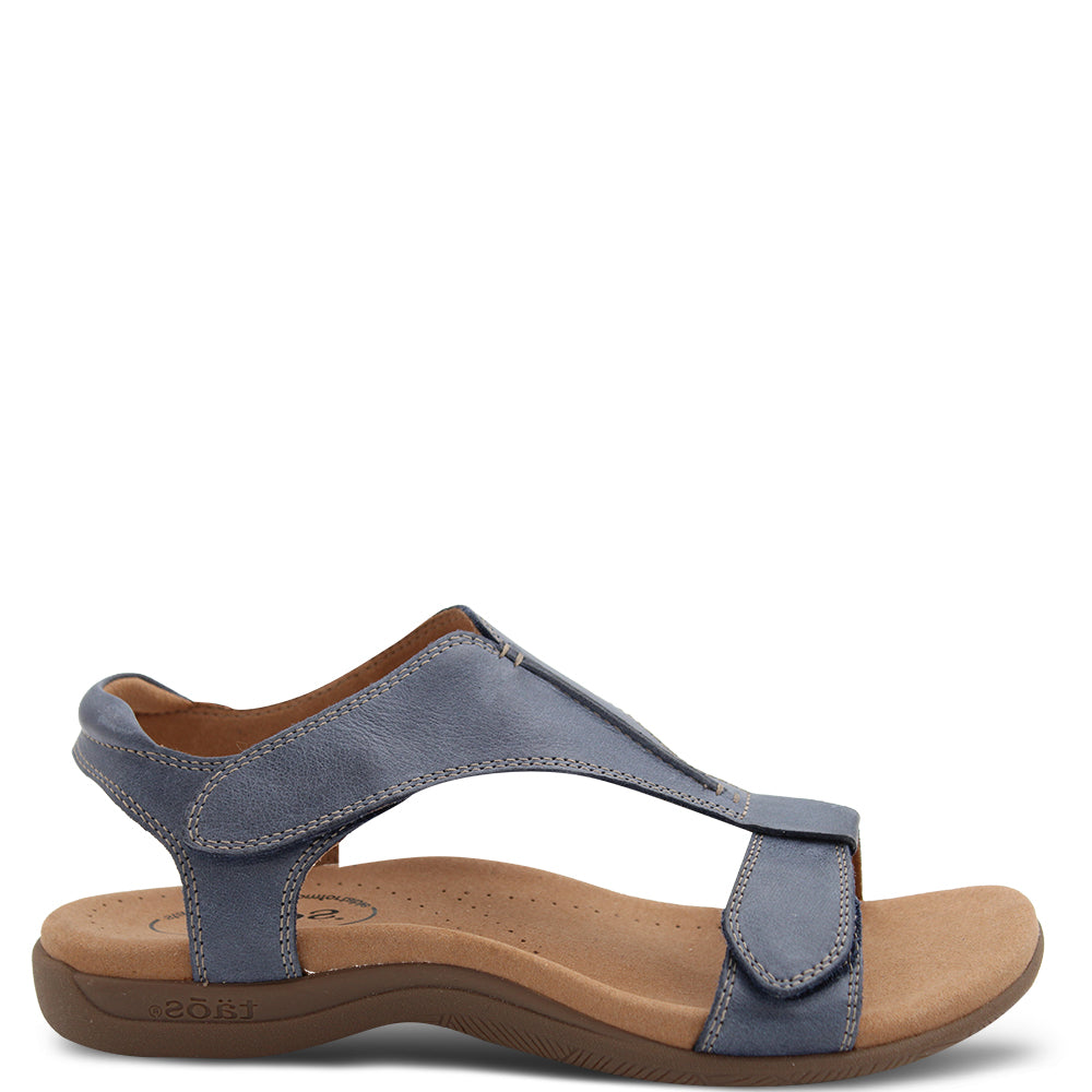 Taos Footwear The Show Women's Flat Leather Sandals - Manning Shoes